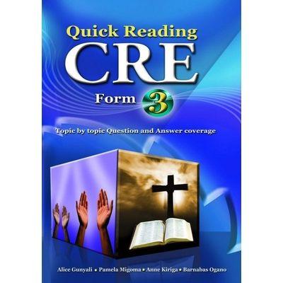 QUICK READING CRE Form 3