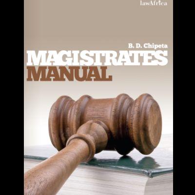 MAGISTRATES MANUAL