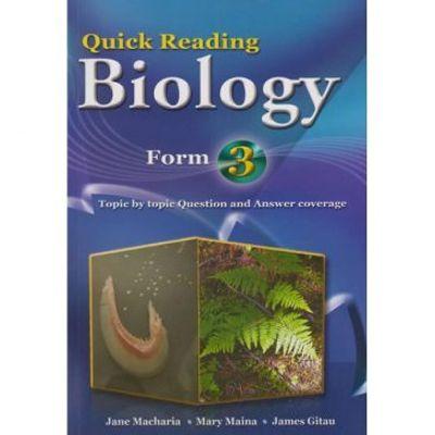 QUICK READING BIOLOGY 3