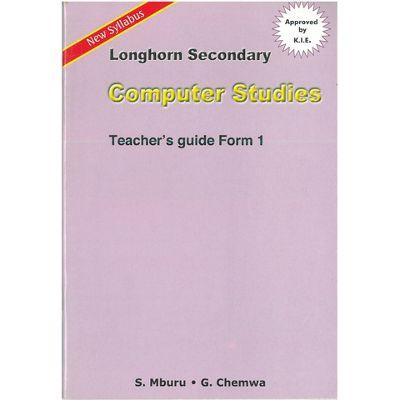 LONGHORN SECONDARY COMPUTER STUDIES 1 TG
