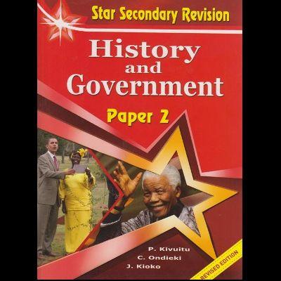 STAR SECONDARY HISTORY AND GOVERNMENT PAPER 2