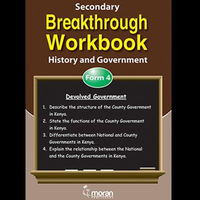 BREAKTHROUGH WORKBOOK HISTORY AND GOVERNMENT 4