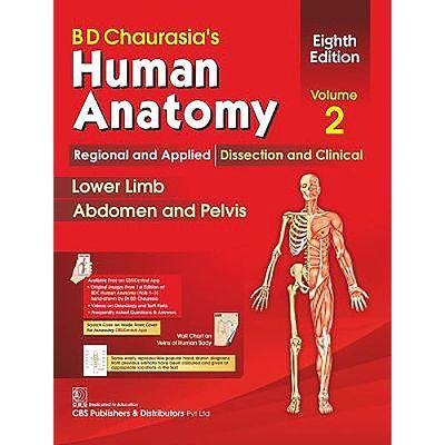 BD CHAURASIA'S HUMAN ANATOMY Vol 2