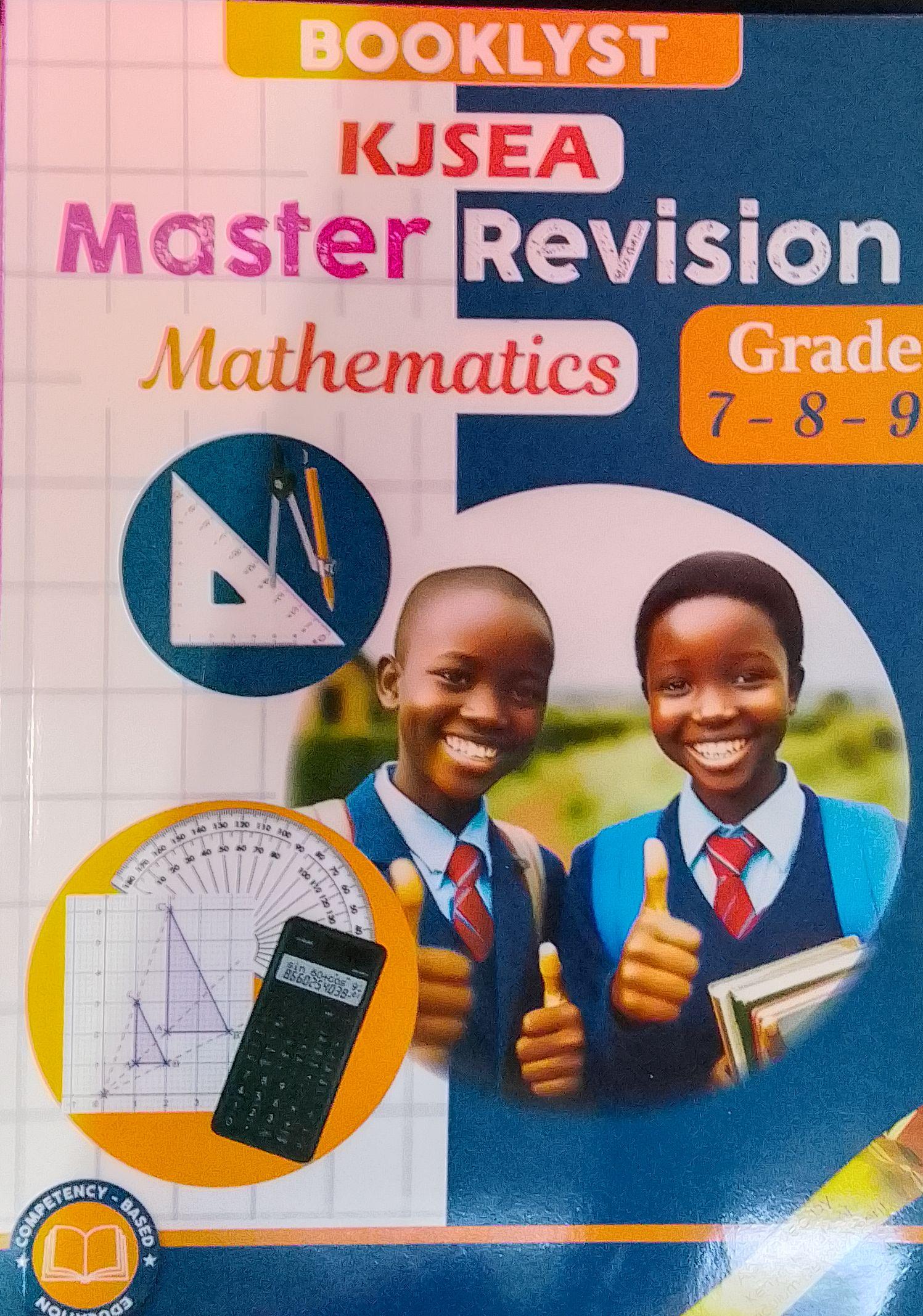 BOOKLYST:KJSEA MASTER REVISION MATHEMATICS G7-9
