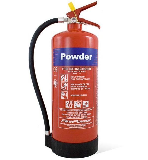 9 kg dry powder extinguisher