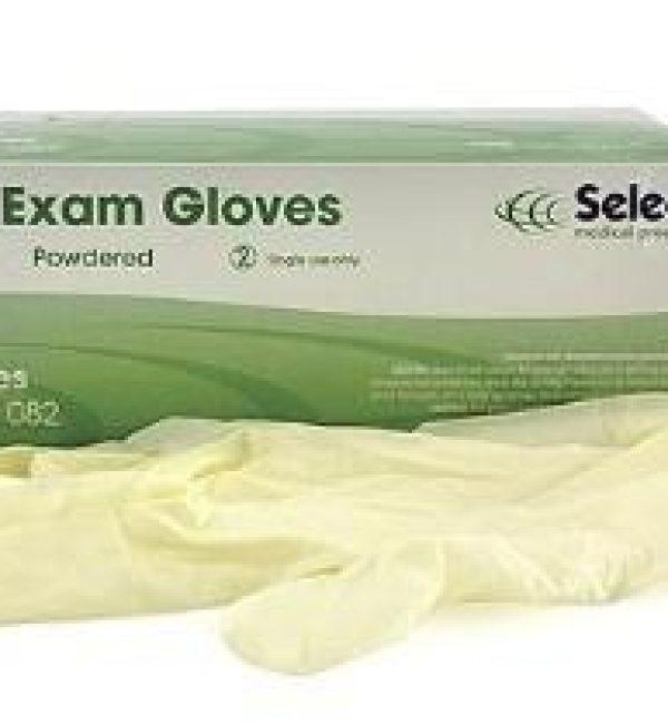 Latex Powdered Medical Examination Gloves
