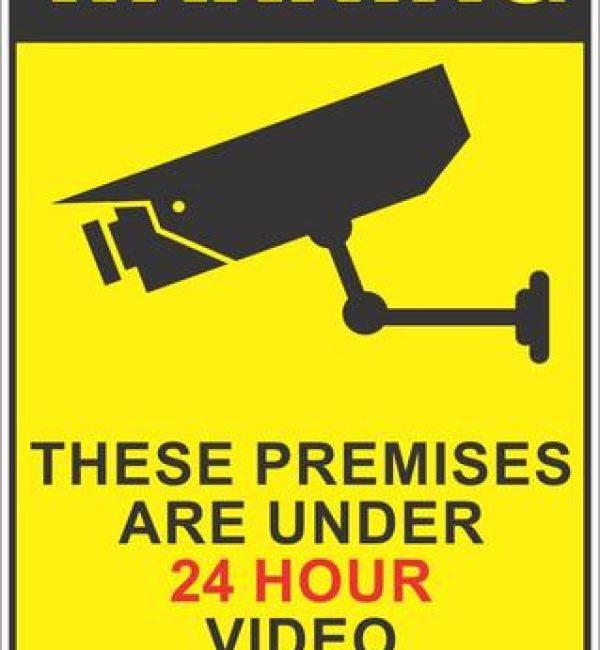 CCTV Camera Surveillance Sign