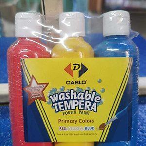 GASLO Washable Poster Paints 3pcs 100ml