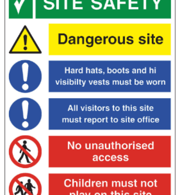 Construction Site Safety Signs