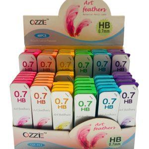 OZZE Art FeathersPencil Leads HB 0.5-0.7MM