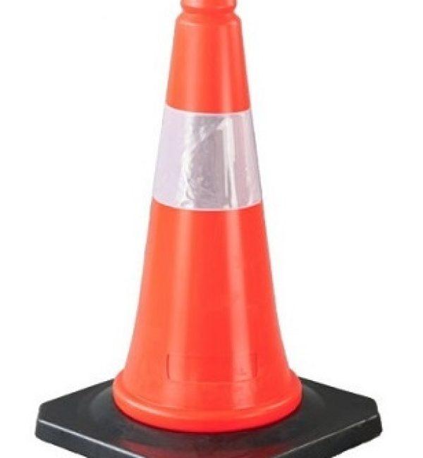 Road Cone 50cm LDPE Reflective