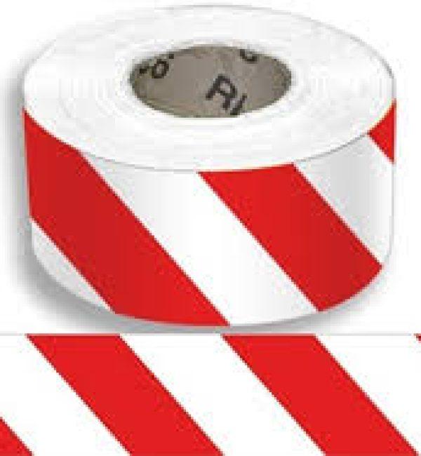 Barricade Tape White/Red