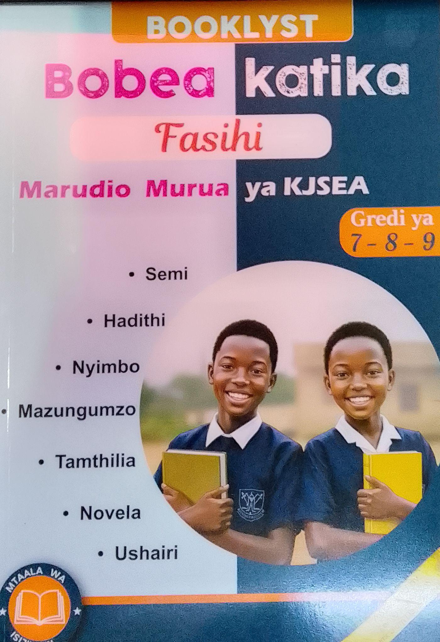 BOOKLYST:BOBEA KATIKA FASIHI KJSEA REVISION G7-9